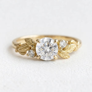 Flora’s Vine | Salt and Pepper Diamond Engagement Ring.