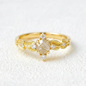 Wild Vine | Uncut Raw Diamond Engagement Ring.