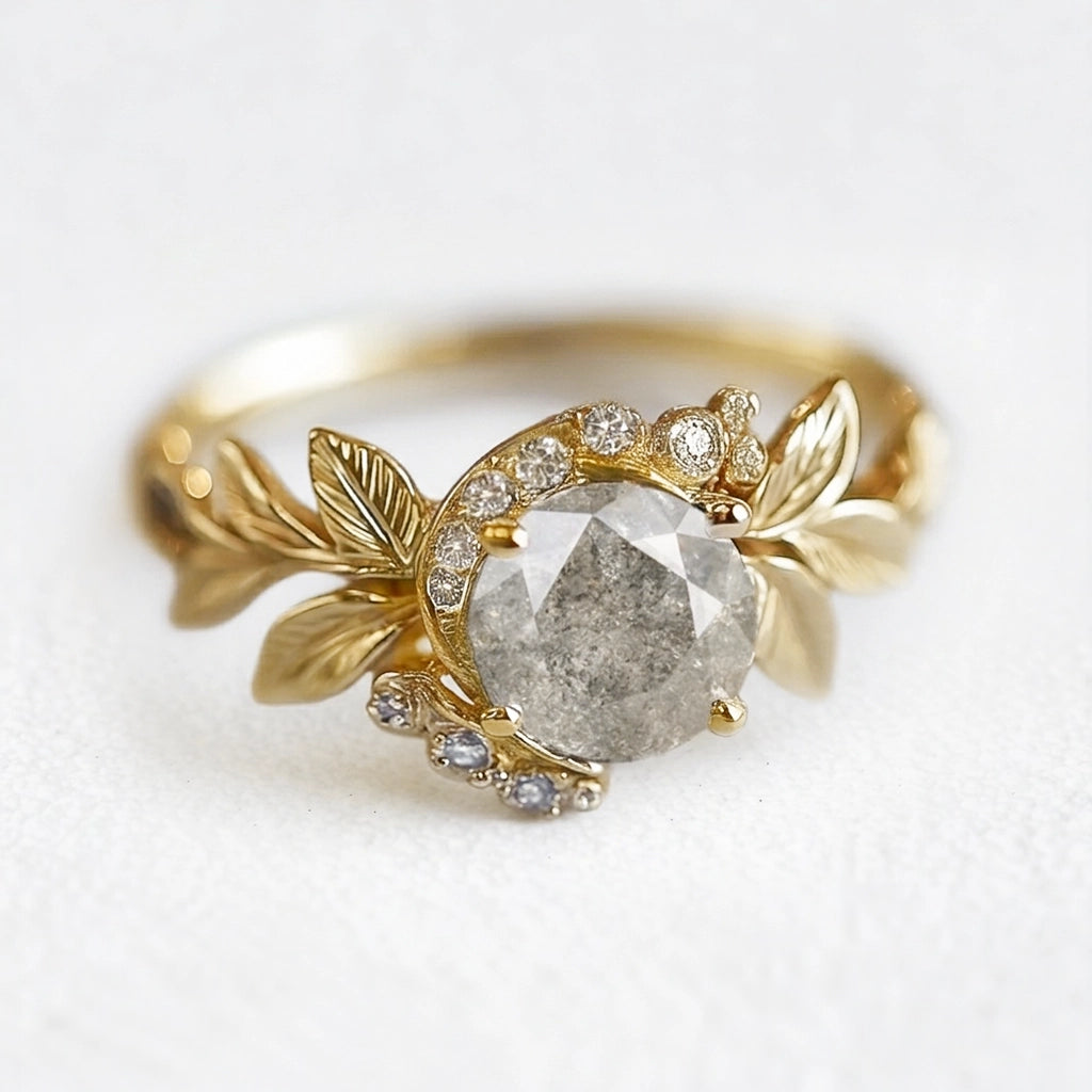 Stardust | Salt & Pepper Diamond Ring.
