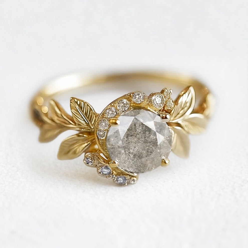 Stardust | Salt & Pepper Diamond Ring.