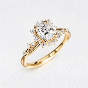 Aurora’s Grace | 2CT Cushion Cut Diamond Engagement Ring