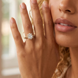 Aurora’s Grace | 2CT Cushion Cut Diamond Engagement Ring