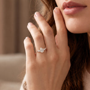 Aphrodite’s Dew | 1CT Pear-Cut Diamond Engagement Ring