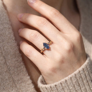 Ariadne’s Aurora | Fantasy-Cut Marquise Alexandrite Vine Filigree Engagement Ring