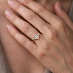 Eleonora’s Diadem | 1CT Marquise-Cut Diamond Vintage Engagement Ring