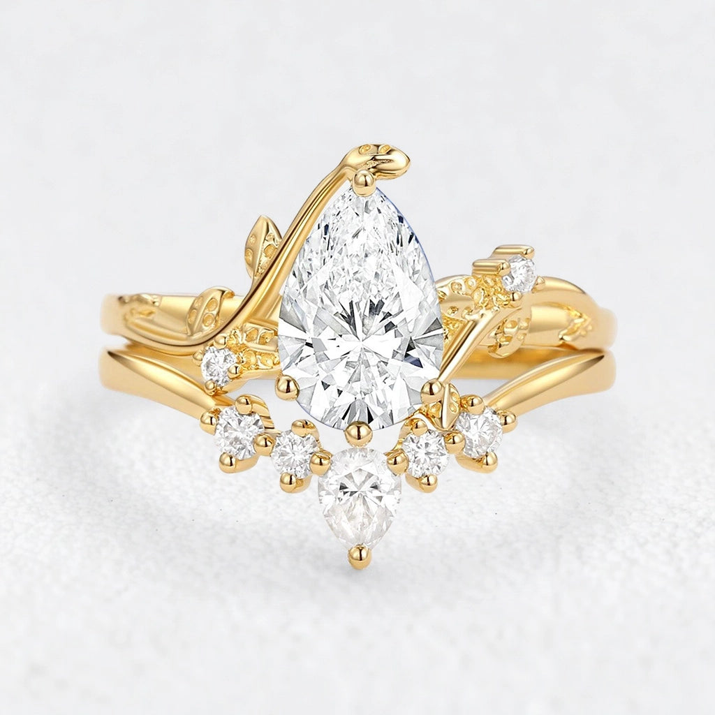 Eleonora’s Mirage | Pear Tanzanite Bridal Duo