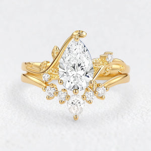 Eleonora’s Mirage | Pear Tanzanite Bridal Duo