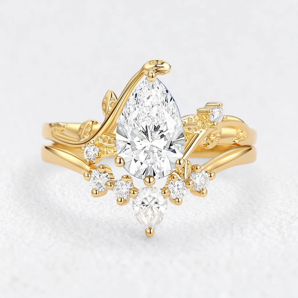 Eleonora’s Mirage | Pear Tanzanite Bridal Duo