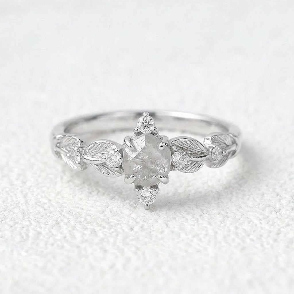 Wild Vine | Uncut Raw Diamond Engagement Ring.