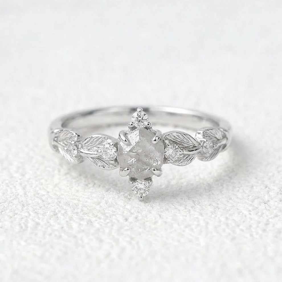 Wild Vine | Uncut Raw Diamond Engagement Ring.