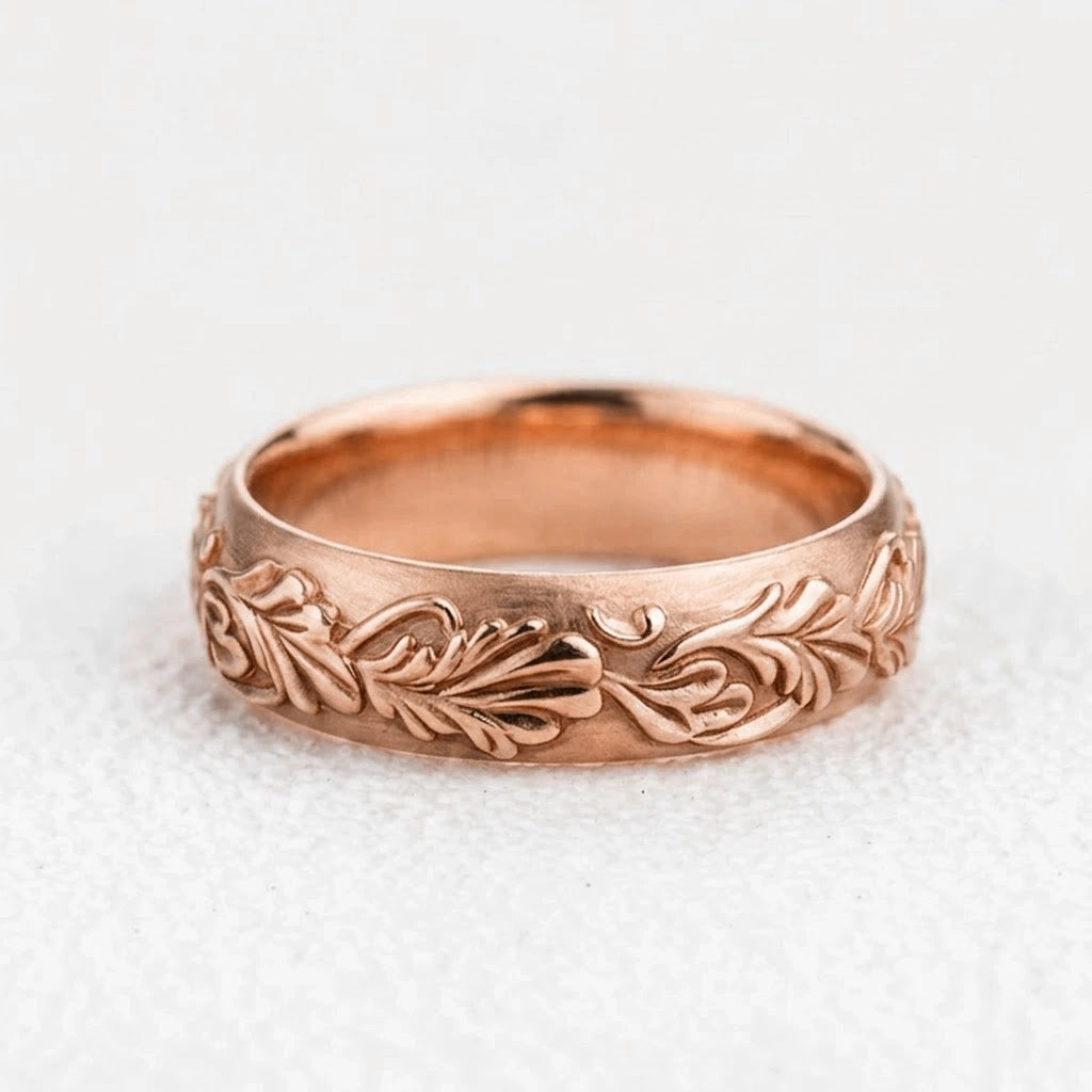 Arthur’s Oak | Timeless Noble Wedding Band.
