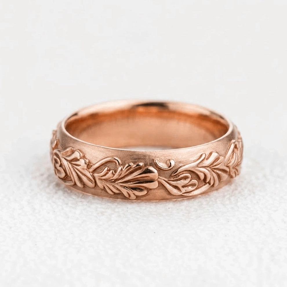 Arthur’s Oak | Timeless Noble Wedding Band.
