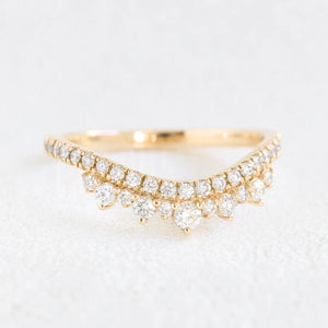 Grace’s Crown | Pear Lab Diamond Solitaire Bridal Set 2pcs