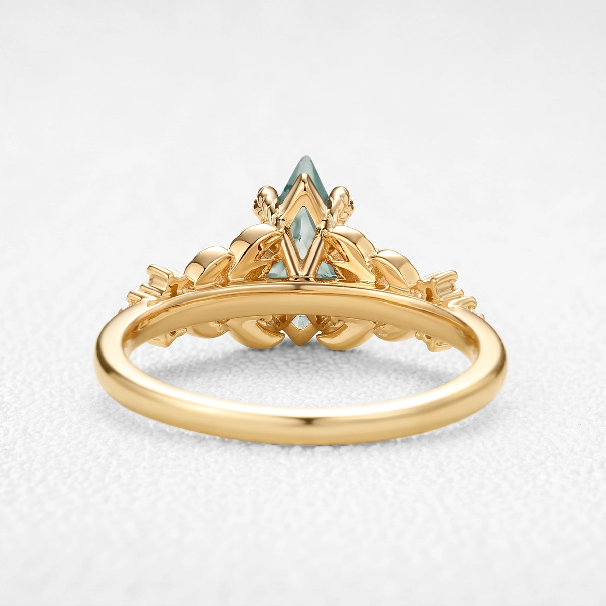 Marguerite’s Garland | Kite Moss Agate Engagement Ring