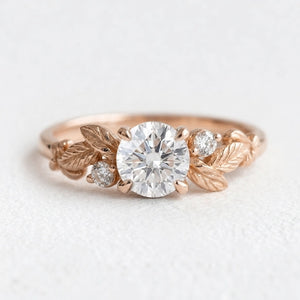 Flora’s Vine | Salt and Pepper Diamond Engagement Ring.
