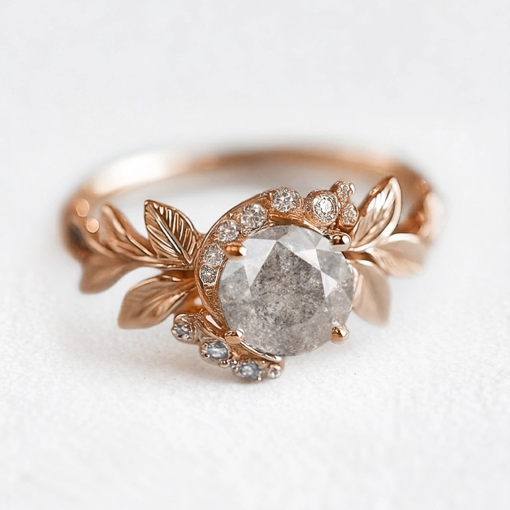 Stardust | Salt & Pepper Diamond Ring.