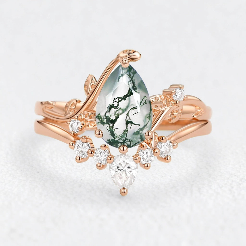 Eleonora’s Mirage | Pear Tanzanite Bridal Duo