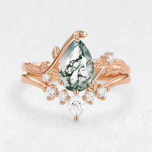 Eleonora’s Mirage | Pear Tanzanite Bridal Duo