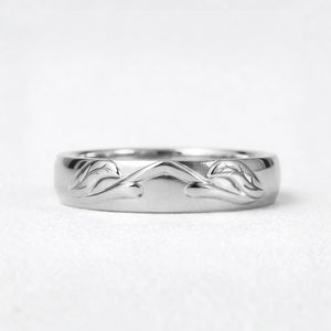 The Eternal Vine | Diamond Intertwined Wedding Couple Band.