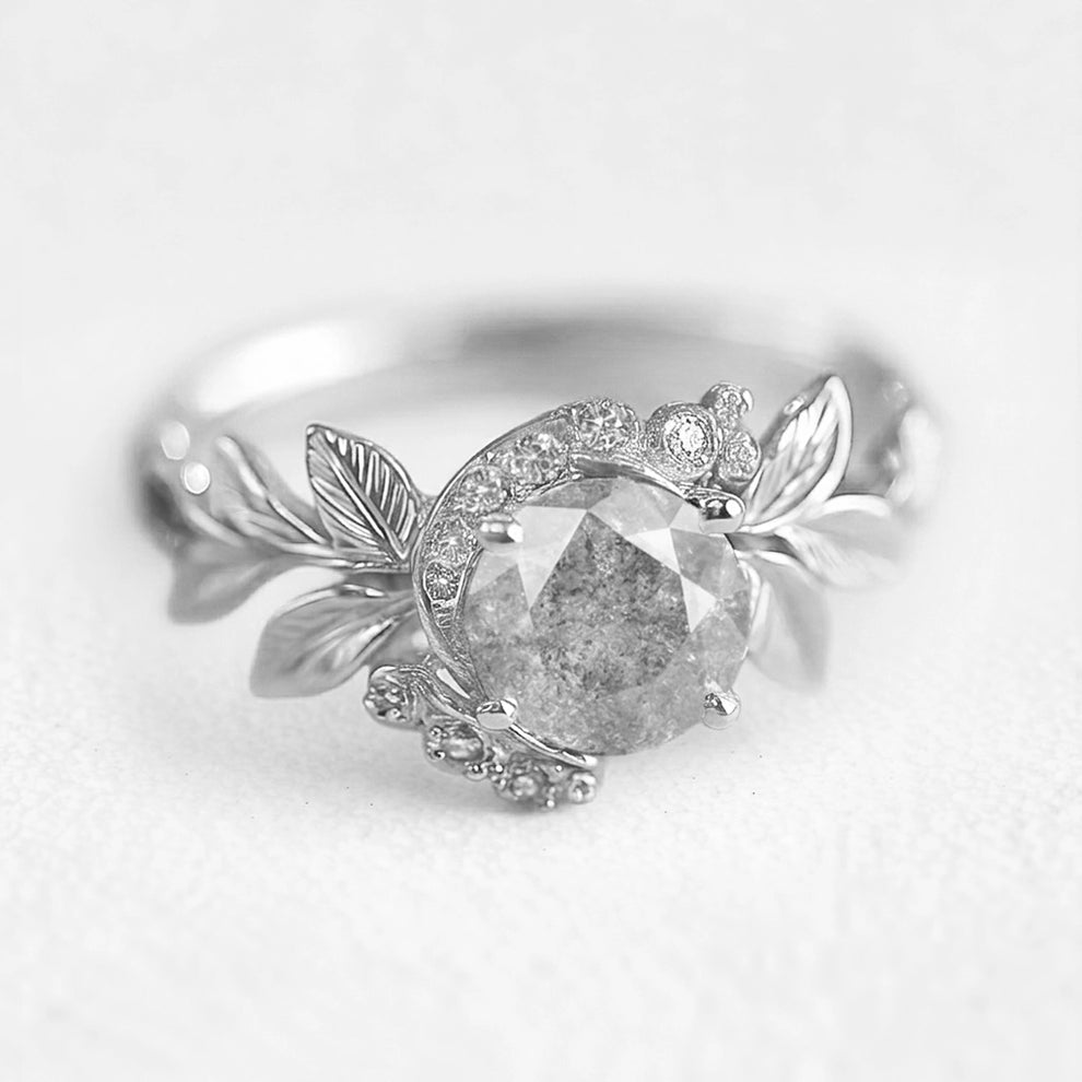 Stardust | Salt & Pepper Diamond Ring.