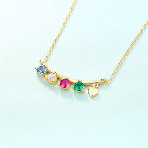 Smile Colorful Charm Bar Necklace - Stellaradorn