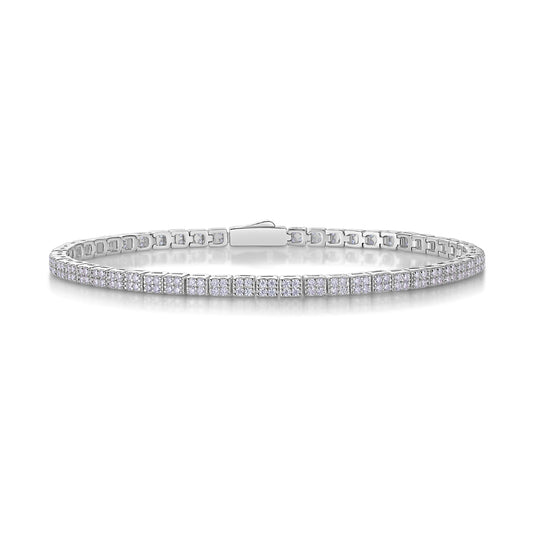 Classic Silver Tennis Bracelet - Stellaradorn