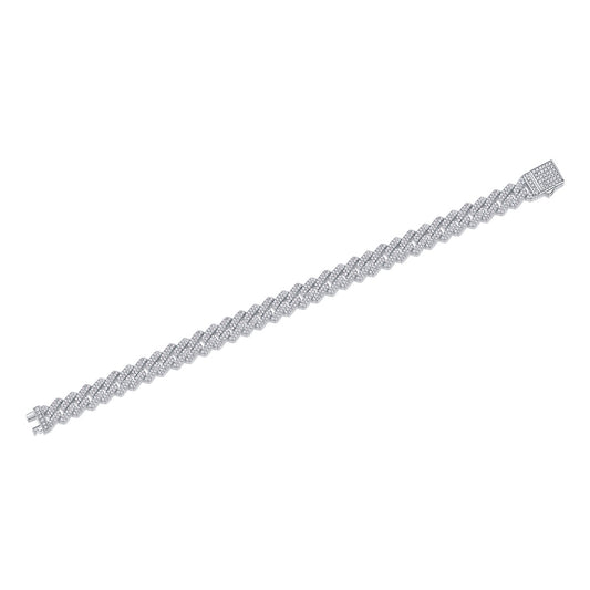 Full Ice-Out Elegant Zigzag Bracelet - Stellaradorn