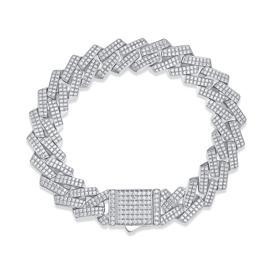 Full Ice-Out Luxe Zigzag Bracelet - Stellaradorn