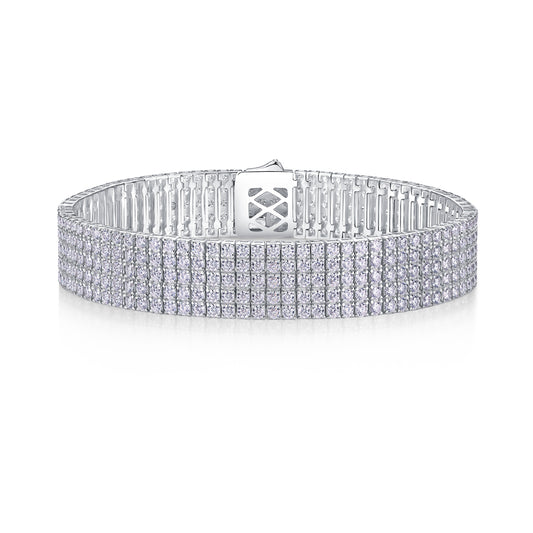 Luxury Wide Diamond Mesh Cuff - Stellaradorn