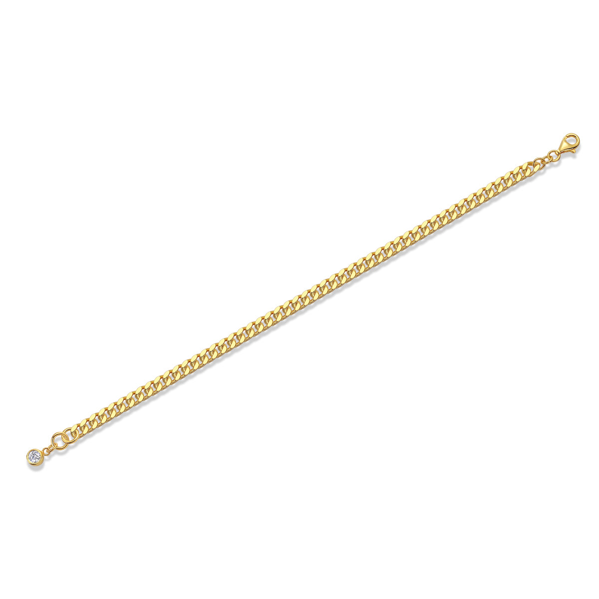 Gold Cuban Link Chain Bracelet - Stellaradorn