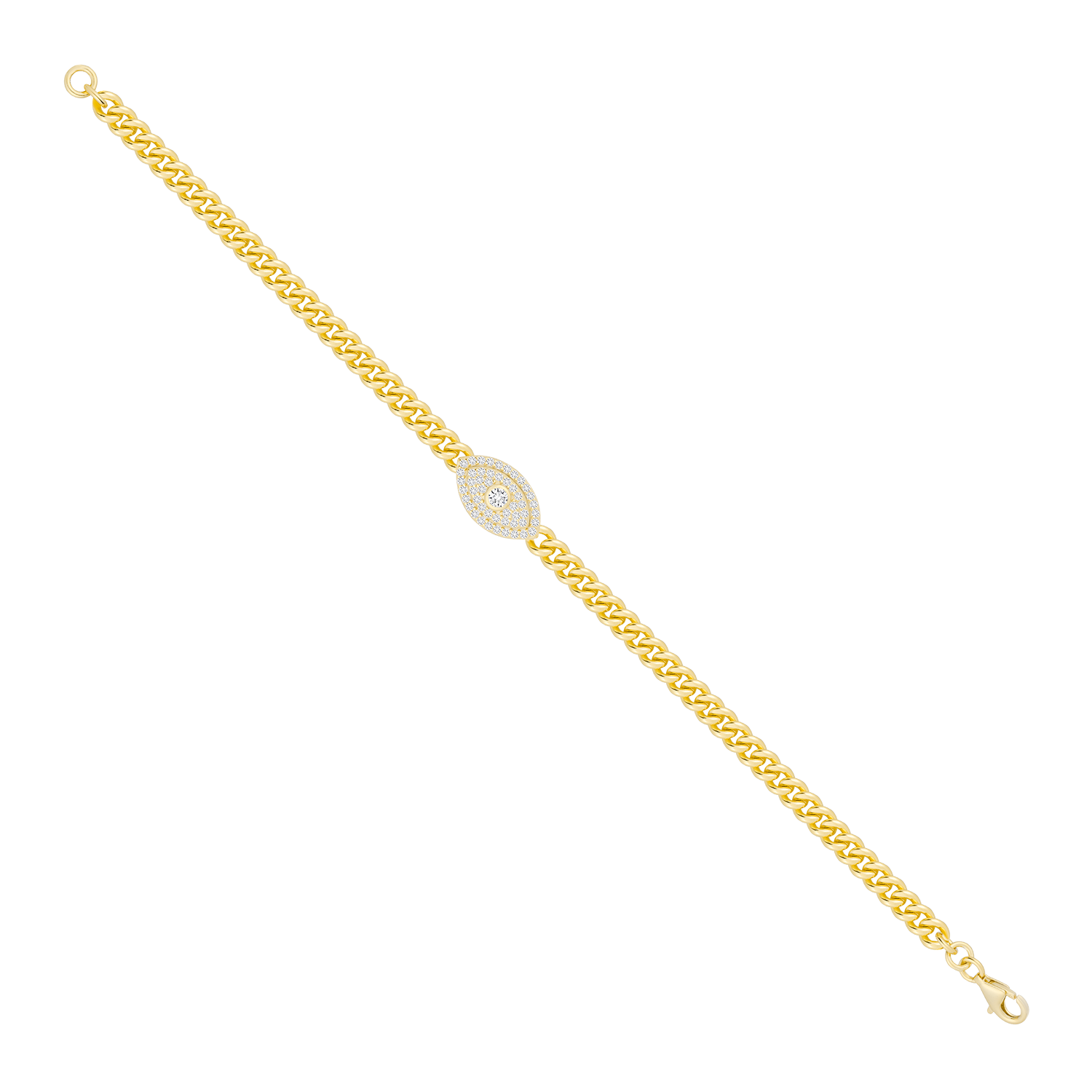 Evil Eye Gold Protection Bracelet - Stellaradorn