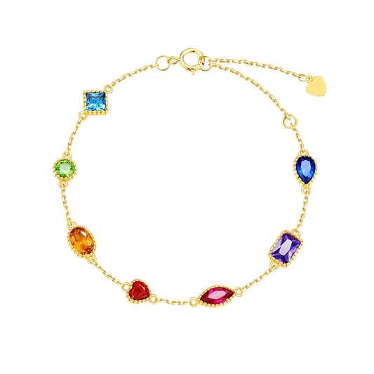 Kaleidoscope Rainbow Station Bracelet - Stellaradorn