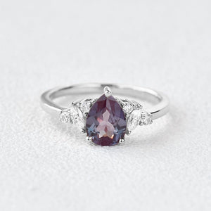 Celia’s Hue | Pear Lab Alexandrite Ring.