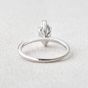 Classic 1.0CT Marquise Moissanite Solitaire Ring
