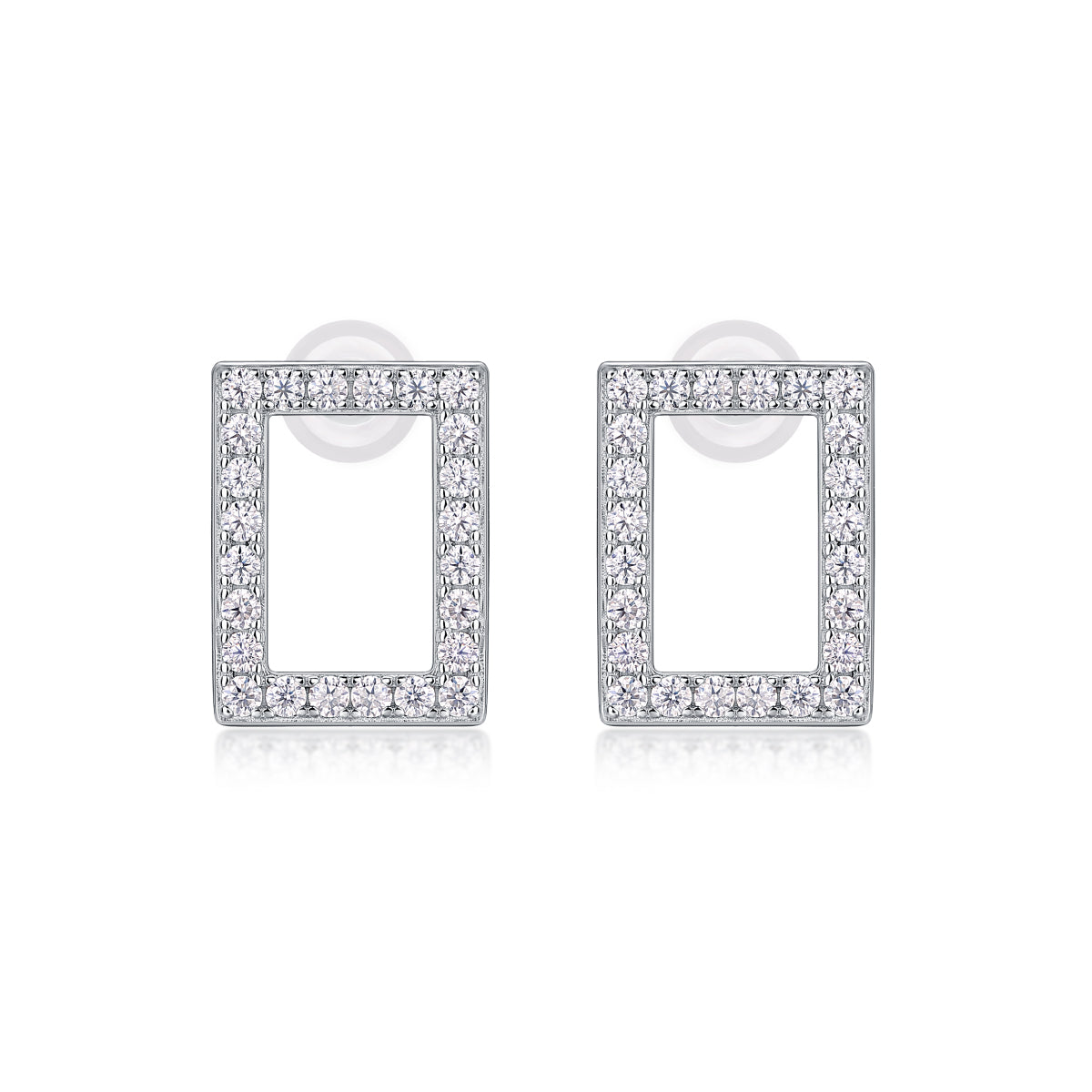 Gleaming Square Stud Earrings - Stellaradorn