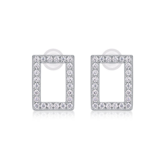 Gleaming Square Stud Earrings - Stellaradorn