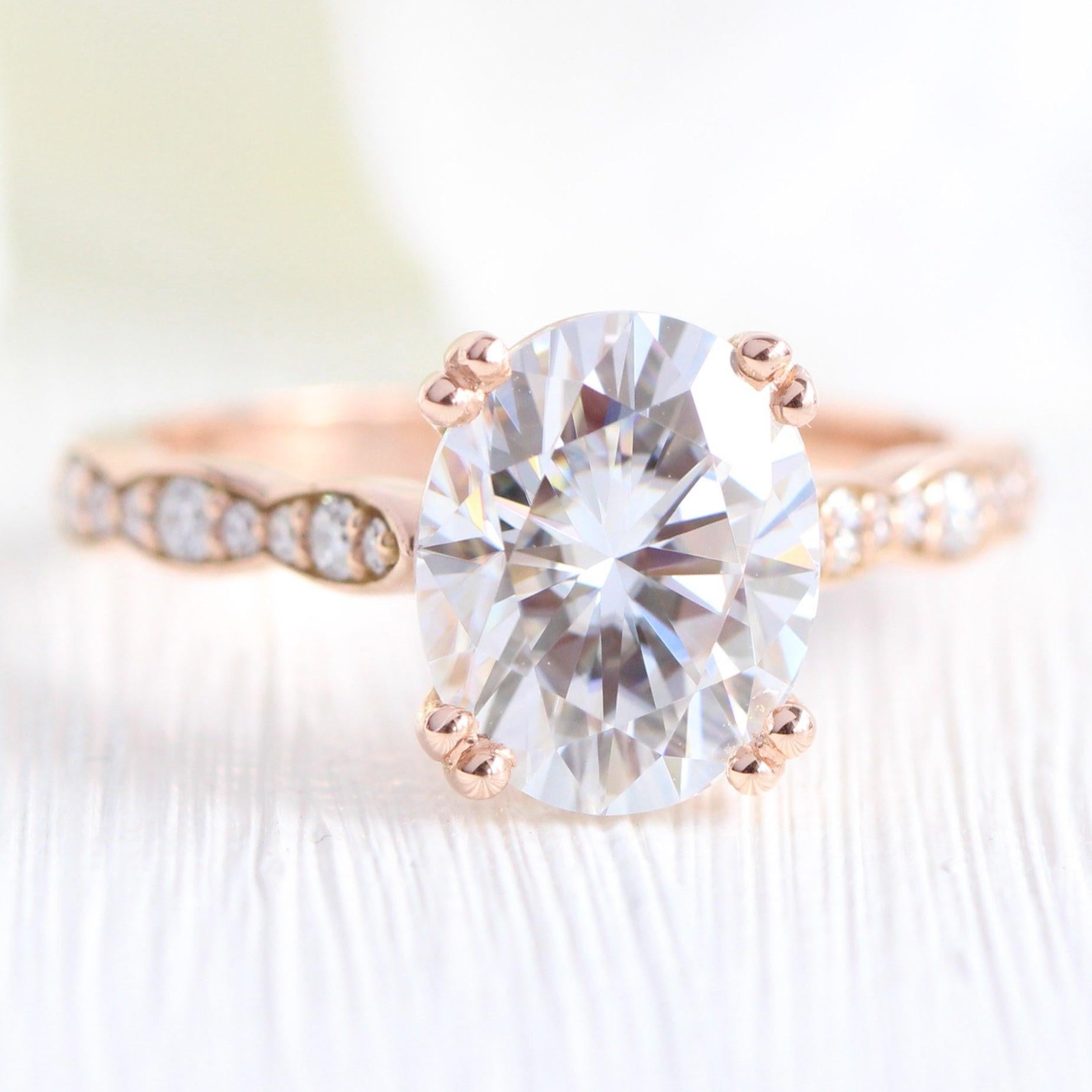 Grace’s Radiance | 3CT Oval Diamond Bridal Set 2pcs.