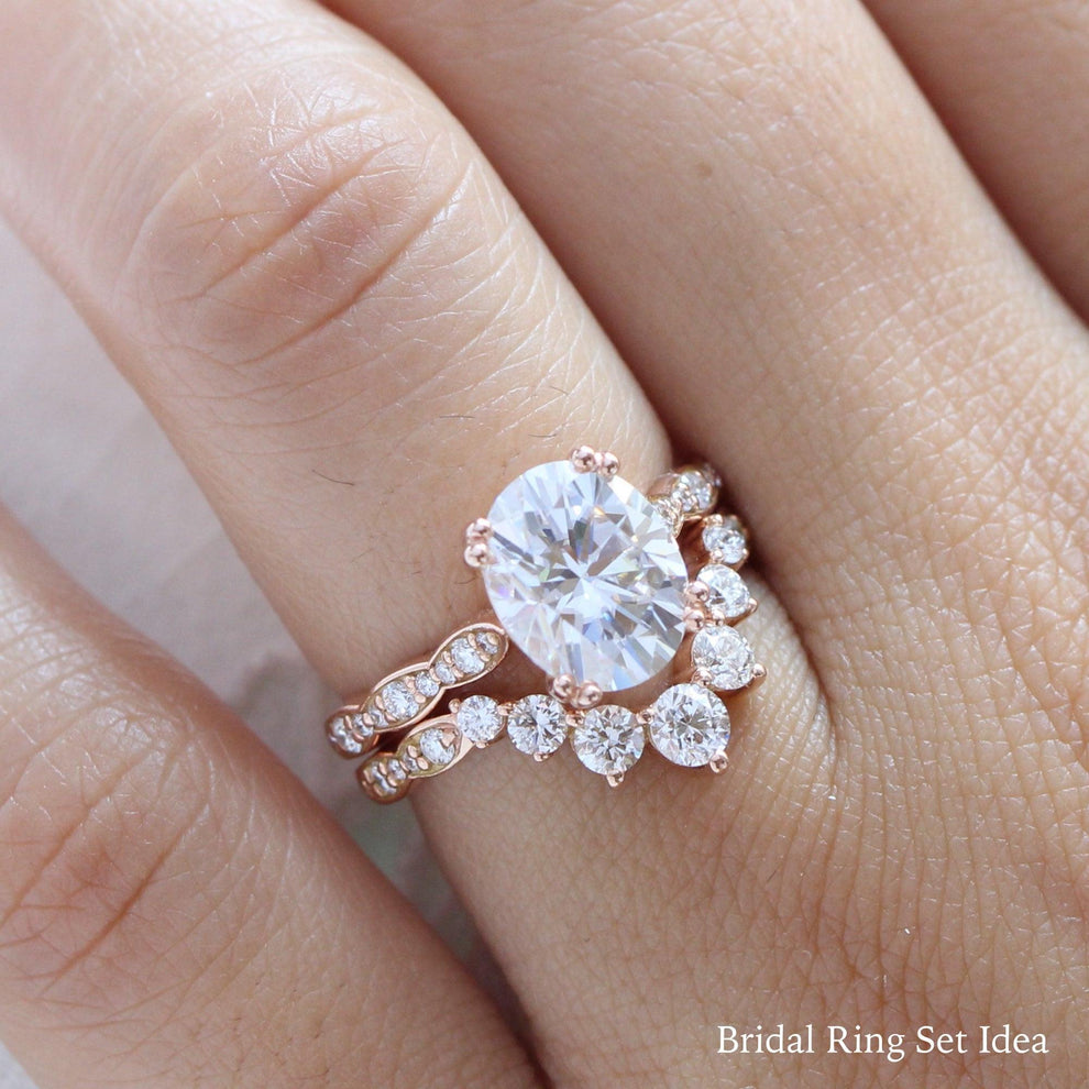 Grace’s Grande | 3CT Vintage Oval Diamond Engagement Ring.