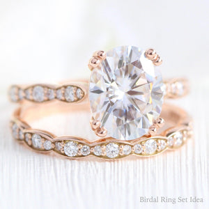 Grace’s Grande | 3CT Vintage Oval Diamond Engagement Ring.