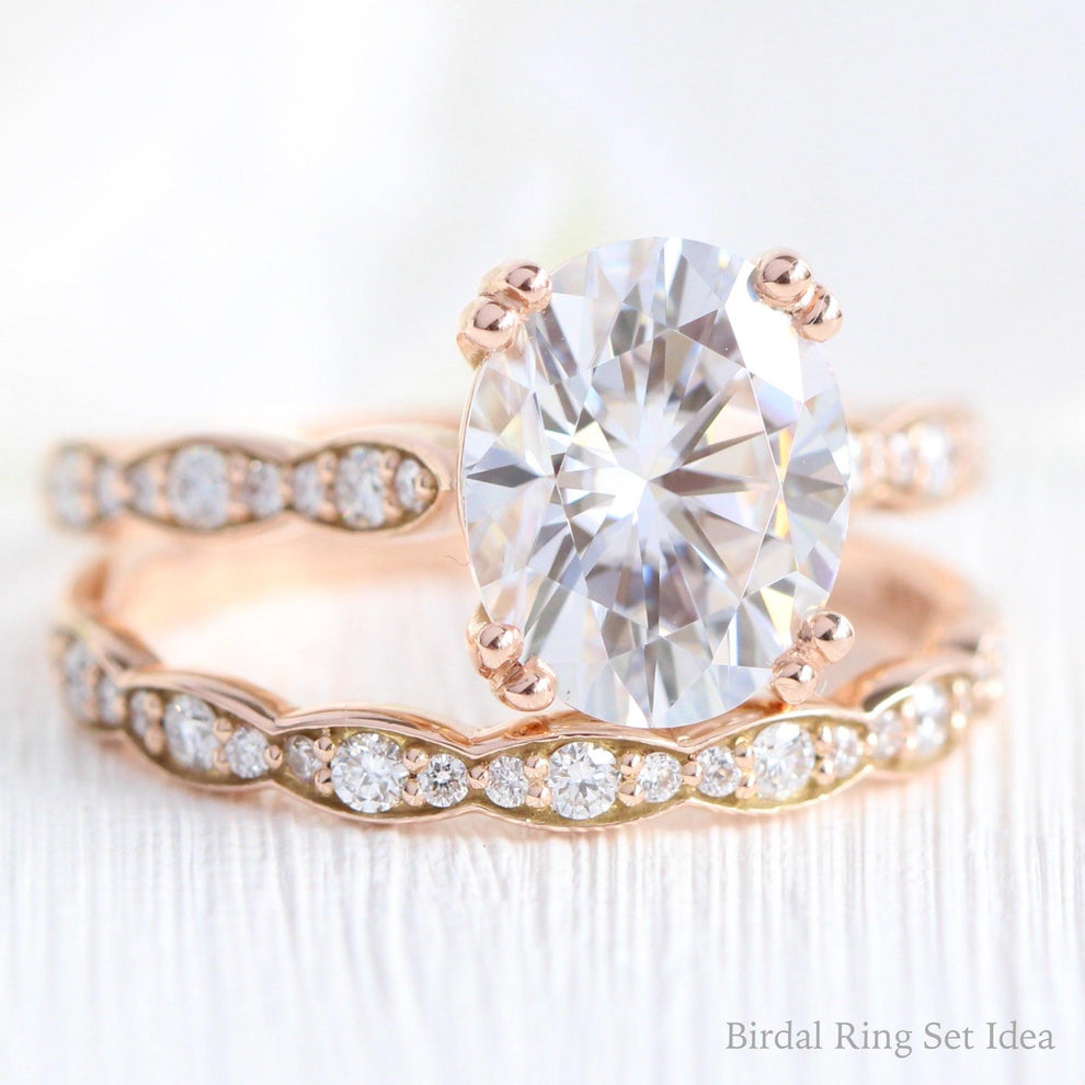 Grace’s Grande | 3CT Vintage Oval Diamond Engagement Ring.