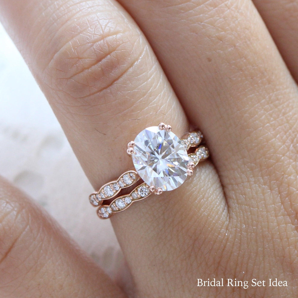 Grace’s Grande | 3CT Vintage Oval Diamond Engagement Ring.