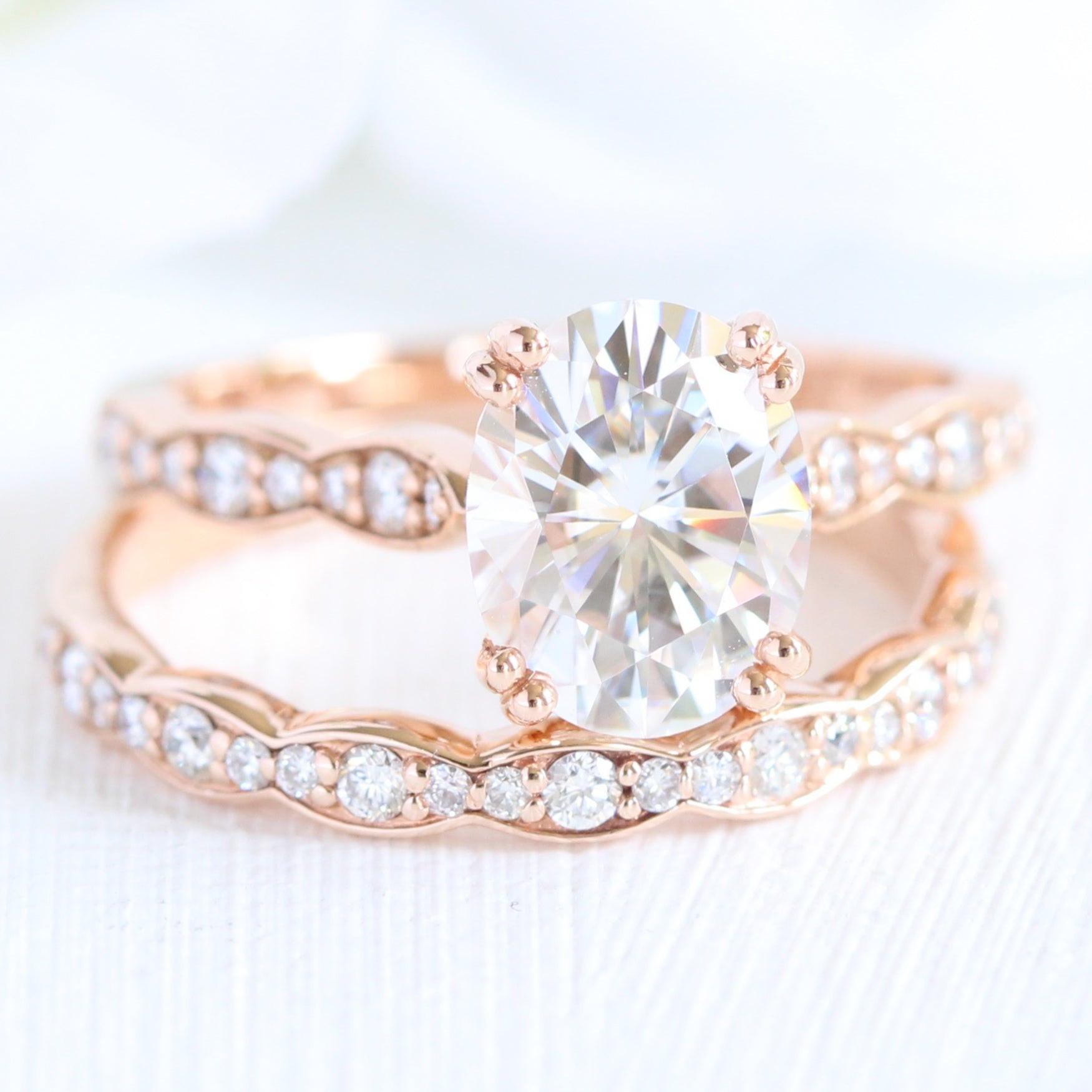 Vera's Grace | 2CT Oval Classic Moissanite Solitaire Engagement Ring.