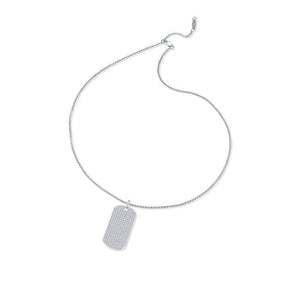 Pavé Dog Tag Pendant - Stellaradorn