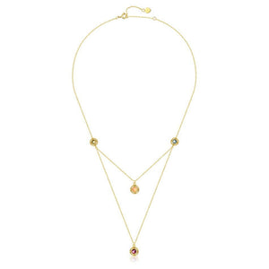 Double-Layer Dainty Gem Necklace - Stellaradorn