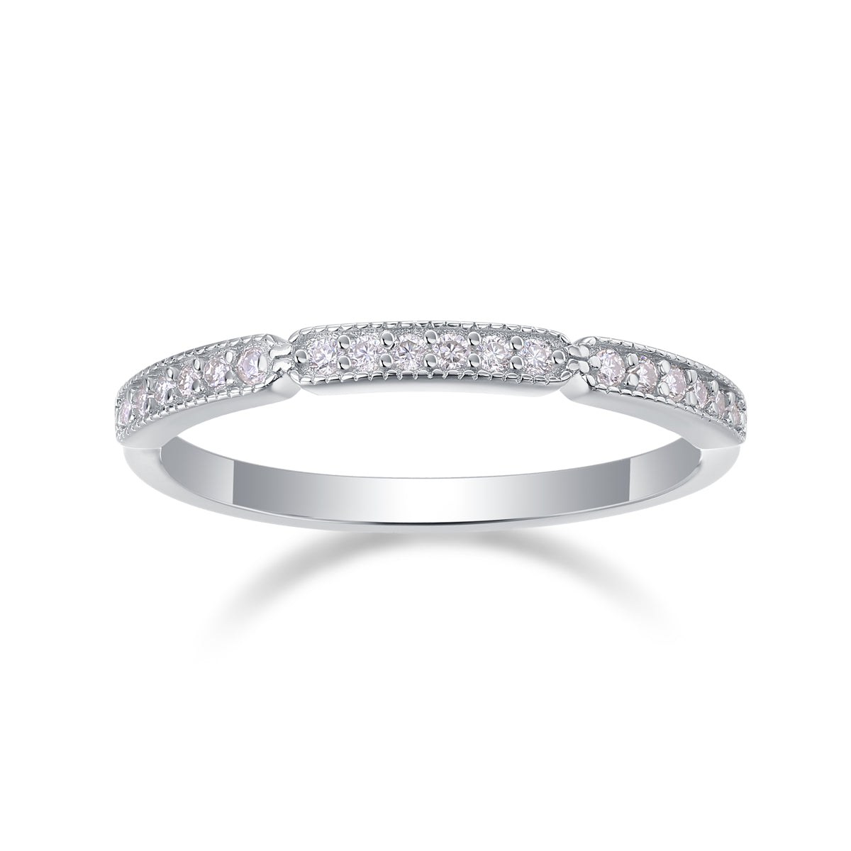 Fine Half Eternity Stacking Ring - Stellaradorn