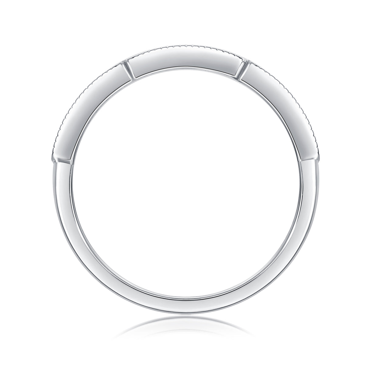 Fine Half Eternity Stacking Ring - Stellaradorn