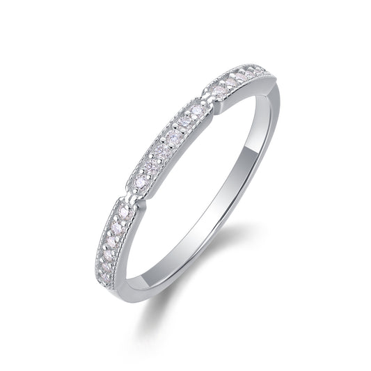 Fine Half Eternity Stacking Ring - Stellaradorn