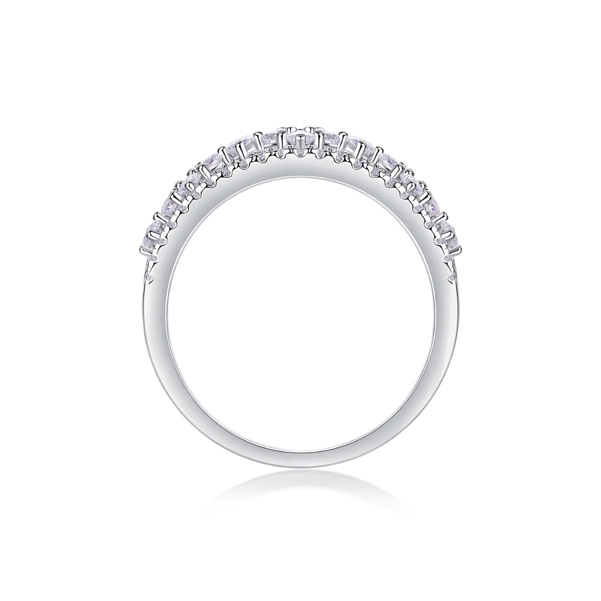 Elegance of Blossoms Moissanite Wedding Ring