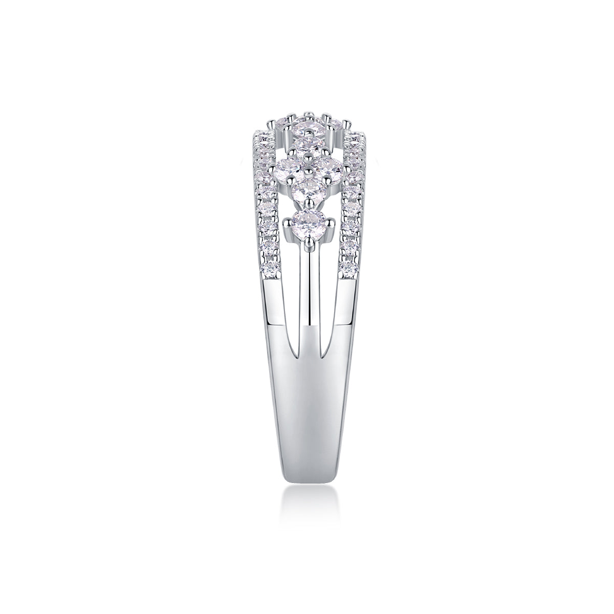 Elegance of Blossoms Moissanite Wedding Ring