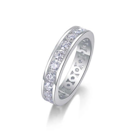 Luxry Sapphire Eternity Ring